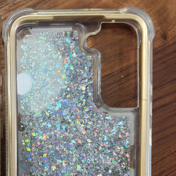 🌻Samsung S22+ sunflower flowing glitter phone case - Picture 4 of 7